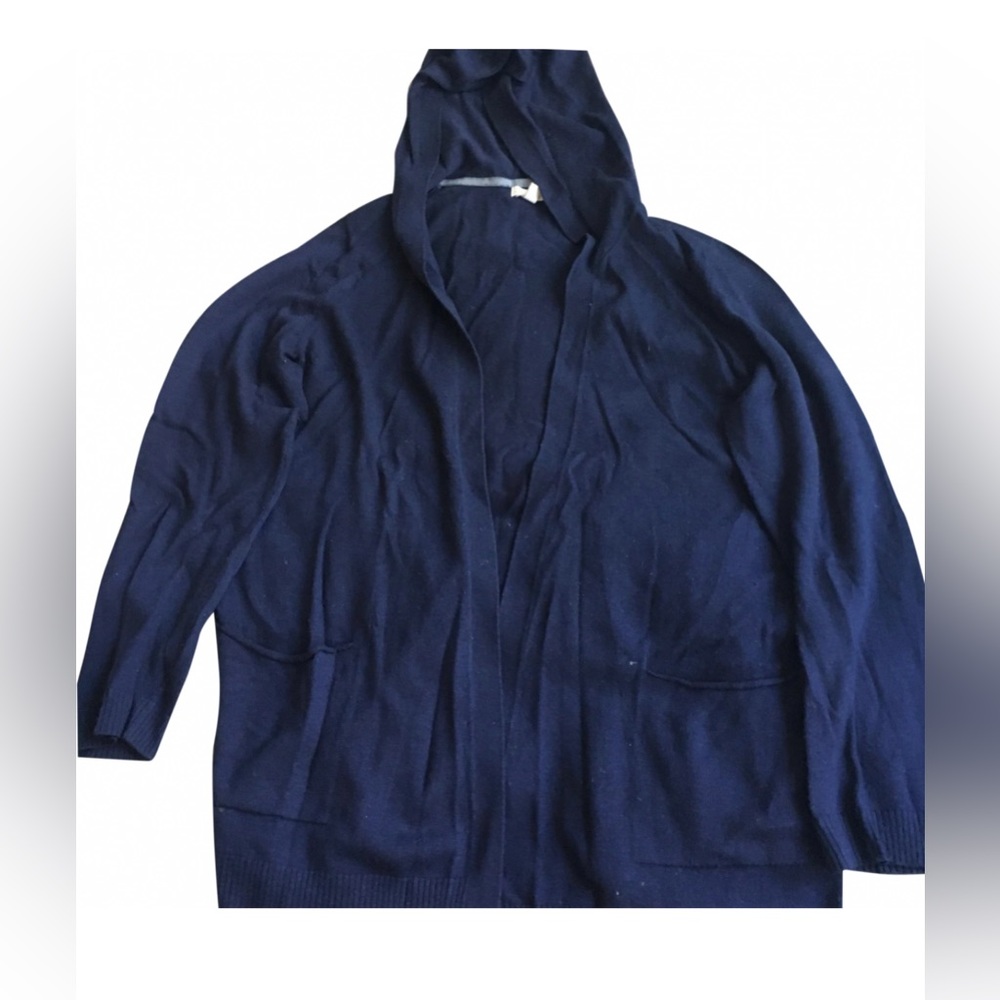 Gap Navy Cashmere Blend Cardigan/Hoodie